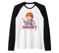 Chucky Friendly Wave Logo Maglia con Maniche Raglan
