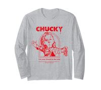 Chucky Halloween Design Sono Tuo Amico Fino alla fine Maglia a Manica