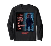 Chucky Hiding Behind An Innocent Face Maglia a Manica