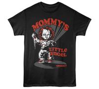 Chucky - Il Piccolo Angelo Della Mamma - T-Shirt Manica Corta Per Adulti - Nera
