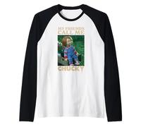 Chucky My Friends Call Me Chucky Maglia con Maniche Raglan