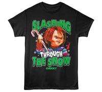 Chucky - Tagliando Through The Neve - Licenza Ufficiale - Nero Solido Anteriore