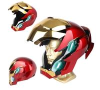 Chudeilo Iron-Man MK 50 Casco indossabile 1:1 - Voce, Touch, Controllo RC, Occhi LED, Effetti sonori realistici, Oro