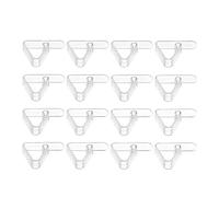 CHUDOU Ferma tovaglia, 16 Pezzi Ferma tovaglia Trasparenti in plastica for tovaglia for casa, Matrimonio, Festa, Interno ed Esterno, for Picnic, Ferma tovaglia