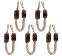 CHUEHKAK 5 pezzi di protezione per porta con cordoncino, cavo per porta, chiusura a morsetto, 60 cm, per la protezione di dita e animali domestici, non si rompe più la porta, bianco