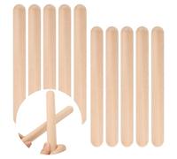 CHUENHEI 10 bacchette in legno tibetano da 20 cm, strumenti per regali, musica, professionisti o principianti di tutti gli stili non dipinti