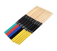 CHUENHEI 20 bacchette per batteria 5A, bacchette per batteria 5A, in legno con manici antiscivolo, bacchette per batteria in legno d'acero, accessori per nastro, strumenti musicali