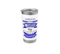 Chuffed To Bits È una cosa dello Yorkshire Tyke Slang Bicchiere termico in acciaio inox doppia parete