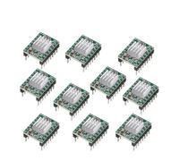 ChuFort Driver motore passo-passo A4988 DRV8825 con dissipatore di calore for stampante 3D RAMPE 1.4(10PCS-A4988 G)