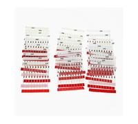 ChuFort Kit assortimento diodi Zener 30 valori 1/2W 2V-39V passante for elettronica(100pcs 3V9)