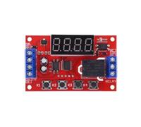 ChuFort Modulo relè con ritardo temporale regolabile 5V 12V 24V 10A Interruttore timer digitale(12V)