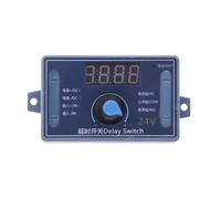 ChuFort Modulo relè con ritardo temporale regolabile 5V 12V 24V 10A Interruttore timer digitale(24V Rotary With Case)
