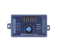 ChuFort Modulo relè con ritardo temporale regolabile 5V 12V 24V 10A Interruttore timer digitale(5V Rotary With Case)