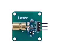 ChuFort Modulo sensore laser 5 V 650 nm Testa in rame con diodo a punto rosso da 6 mm