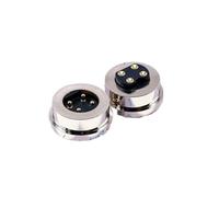 ChuFort Sonda di alimentazione impermeabile con connettore magnetico Pogo 1 paio 2/3/4/5/6 pin(12.0MM 4P Header,5pcs)