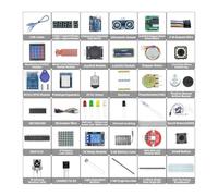 ChuFort Starter kit R3 con breadboard, motore passo-passo, servo, LCD 1602, sensori(Carton box)