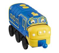 Chuggington Look Alive Chuggers EU890302 - Set di 1 - Brewster - Treno giocattolo con funzione di movimento a sorpresa, ruote libere, scala da 9,4 cm, a partire da 3 anni, blu e giallo