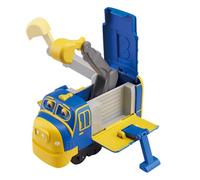 Chuggington Pop Brewster EU890102 | Giocattolo di trasformazione a sorpresa 2 in 1 | Ruote a rotazione libera | Scala da 12,7 cm | Dai 3 anni in su, blu e giallo