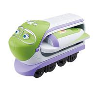 Chuggington Pop Koko | Treno di trasformazione a sorpresa per bambini dai 3 anni in su, ruote a rotolamento libero, scala 12,7 cm, viola e verde