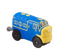 Chuggington Treno Giocattolo - Trenino Elettrico per Bambini con Attivazione Touch Brewster Miniatura Locomotiva Giocattolo, Giocattolo Regalo Bambina 3 4 5 anni, Blu 9.5cm