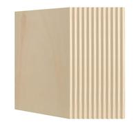 CHUIFAI 12 pannelli di tela in legno, 30,5 x 22,5 cm, pannelli di tela in legno, pannelli di legno non verniciati per dipingere, disegnare, artigianato