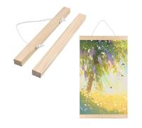 CHUIFAI 4 pezzi A3 Cornici Magnetici per Poster, Cornice Magnetica in Legno, per Appendere Poster, foto, Mappa, Stampe Artistiche su Tela, 30 x 40 cm