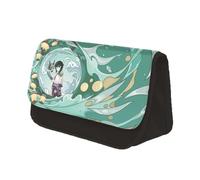 Chukamalilayi Astuccio a tema anime, Xiao/Venti/HuTao/KeQing, con stampa 3D, grande, con doppia cerniera, per cancelleria, per ragazzi e ragazze, Tipo 18, casual