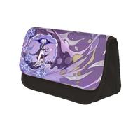 Chukamalilayi Astuccio a tema anime, Xiao/Venti/HuTao/KeQing, con stampa 3D, grande, con doppia cerniera, per cancelleria, per ragazzi e ragazze, Tipo 17, casual