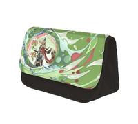 Chukamalilayi Astuccio a tema anime, Xiao/Venti/HuTao/KeQing, con stampa 3D, grande, con doppia cerniera, per cancelleria, per ragazzi e ragazze, Tipo 3, casual