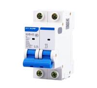 CHULKJFX Interruttore Aria 2P NXB Piccolo Interruttore Automatico 20A Interruttore Aria Totale Protezione da cortocircuito Interruttore Aria condizionata(6 Years)