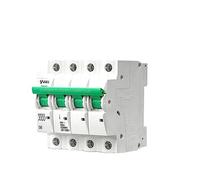 CHULKJFX Interruttore Elettrico Interruttore Automatico in Miniatura Piccolo Cancello Principale Domestico 2p Aperto 63a Interruttore Automatico 3p4p3 Fase