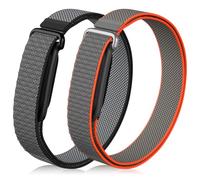 CHULN 2 Pezzis Nylon Cinturino per Google Fitbit Air, Regolabile Sportiva Cinturino di Ricambio per Smartwatch.