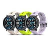 CHULN 3 Pezzis 22mm Cinturino per Amazfit Active Max/Balance/Balance 2/Bip 5/Bip 6/Cheetah/Cheetah Pro, Regolabile Sportiva Cinturino in Silicone di Ricambio per Smartwatch.