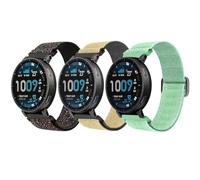 CHULN 3 Pezzis Nylon Cinturino per Amazfit Active Max/Balance/Balance 2/Bip 5/Bip 6/Cheetah/Cheetah Pro, 22mm Regolabile Sportiva Cinturino di Ricambio per Smartwatch.