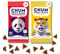 Chum Fruit Bites 100% vera frutta snack | Varietà | Non OGM, senza zuccheri aggiunti o conservanti | Allergeni e scolastici, senza noci, senza glutine, vegano, kosher, paleo (mango + fragola, 12