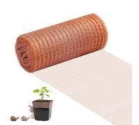 Chumix Rete in Rame,12,7 CM x 6M Filo Antilumache in Rame, Aiuola Rialzata Antilumache, Doppio Strato Maglia Rete Rame Lumache Da Tagliare, Adatta Per Giardino, Balcone
