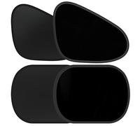 Chumix Tendine Parasole Auto bambini, 4 Pezzi Parasole Auto Finestrini, 100% Oscurante Parasole con Custodia, Adsorbimento Elettrostatico e Installazione Senza Colla, per SUV, Berline, Monovolume