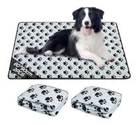 Chumix Traverse Cani, 2 pezzi Traversine Lavabili per Cani 90x120 cm, uper Assorbenti, Antiscivolo, Impermeabili e Riutilizzabili, Tappetini Cane Puppy Pads per Cane, Gatti, Porcellini d'India