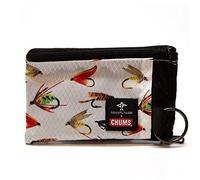 Chums Surfshort Compatto Portafoglio Id Window&2 Zip Tasche (Aqua Flauge Fly Ami