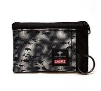 Chums Surfshort Compatto Portafoglio Id Window&2 Zip Tasche (Aqua Flauge Sonar
