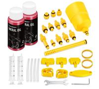 CHUMXINY Kit Spurgo Freni per SHIMANO, TEKTRO Freni a Disco Idraulici Di Serie, Compreso il Liquido per Freni Minerale ad Alte Prestazioni (120 ml)
