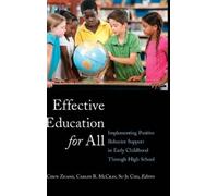 Chun Zhang Effective Education for All (Copertina rigida) Educational Psychology