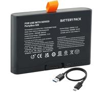 CHUNCAIL Batteria di ricambio agli ioni di litio da 21,6 V, 5000 mAh, con ingresso di tipo C, per altoparlante Bluetooth JBL PartyBox 520