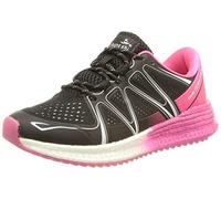 Chung Shi Duxfree run2balance Flow, Scarpe da Corsa Donna, Multicolor (Nero Y Rosa), 40 EU
