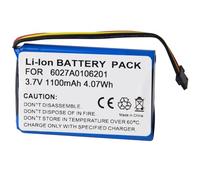 CHUNGAIL - Batteria di ricambio per Tomtom 6027A016201, R2 per navigazione GPS (1100 mAh, 3,7 V, agli ioni di litio)