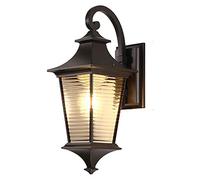 CHUNGYANG Applique Da Parete Lampada Da Parete Moda Moderna Alluminio Pressofuso + Vetro Lampada Da Parete Semplice Per Esterni Cortile IP65 Lampade Parete Per Esterni Impermeabili ， Lanterna Parete E