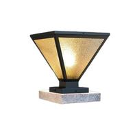 CHUNGYANG Lampada A Colonna Solare Impermeabile per Esterni, da Giardino