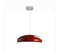 CHUNGYANG Lampada A Sospensione Con Base E27, Lampadari In Alluminio Per Ristorante Dal Design Italiano, Illuminazione A Soffitto Per Tavolo Da Pranzo Rotondo Paralume In Acrilico, Lanterna Sospension