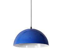 CHUNGYANG Lampada A Sospensione con Base E27, Paralume Semicircolare in Metallo Colorato Macaron, Luci A Sospensione personalità Creativa, Semplici Lanterne A Sospensione A Soffitto A 1 Testa