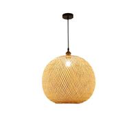 CHUNGYANG Lampada A Sospensione Creativa in bambù Intrecciato, Ideale per Il Sud-EST Asiatico, Perfetta per La Sala da tè O Come Apparecchio di Illuminazione Cinese per Isola Cucina, Sala da Pranzo